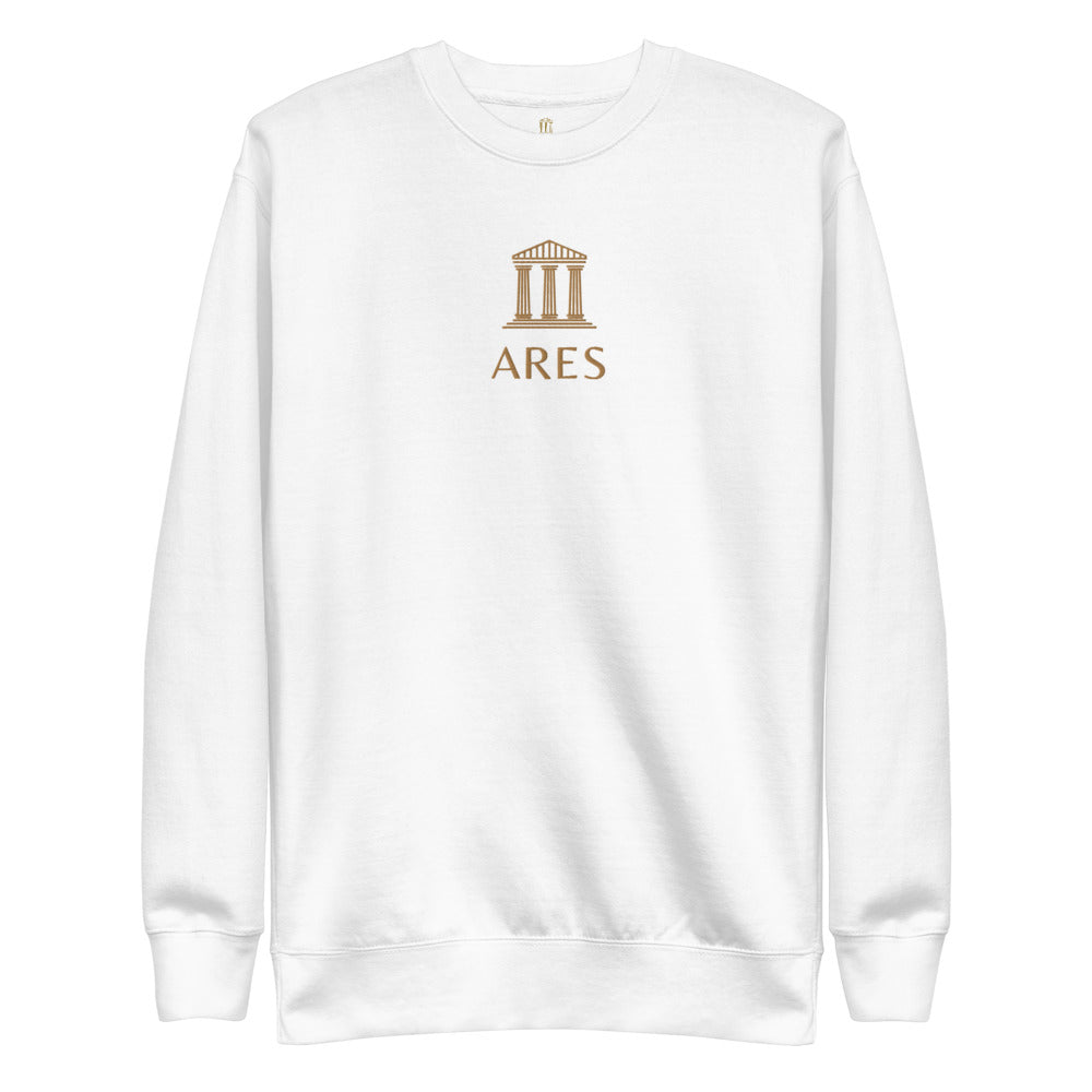 ARIES Press Gothic Sweatshirt ALABASTER - RESERVOIR STORE