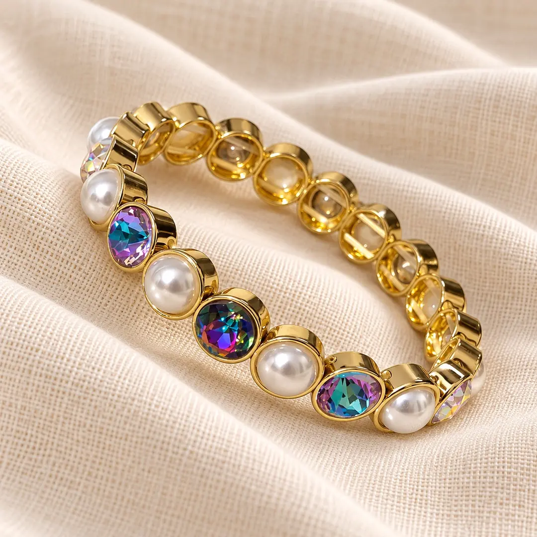 Multicolor kristal taşlı bileklik